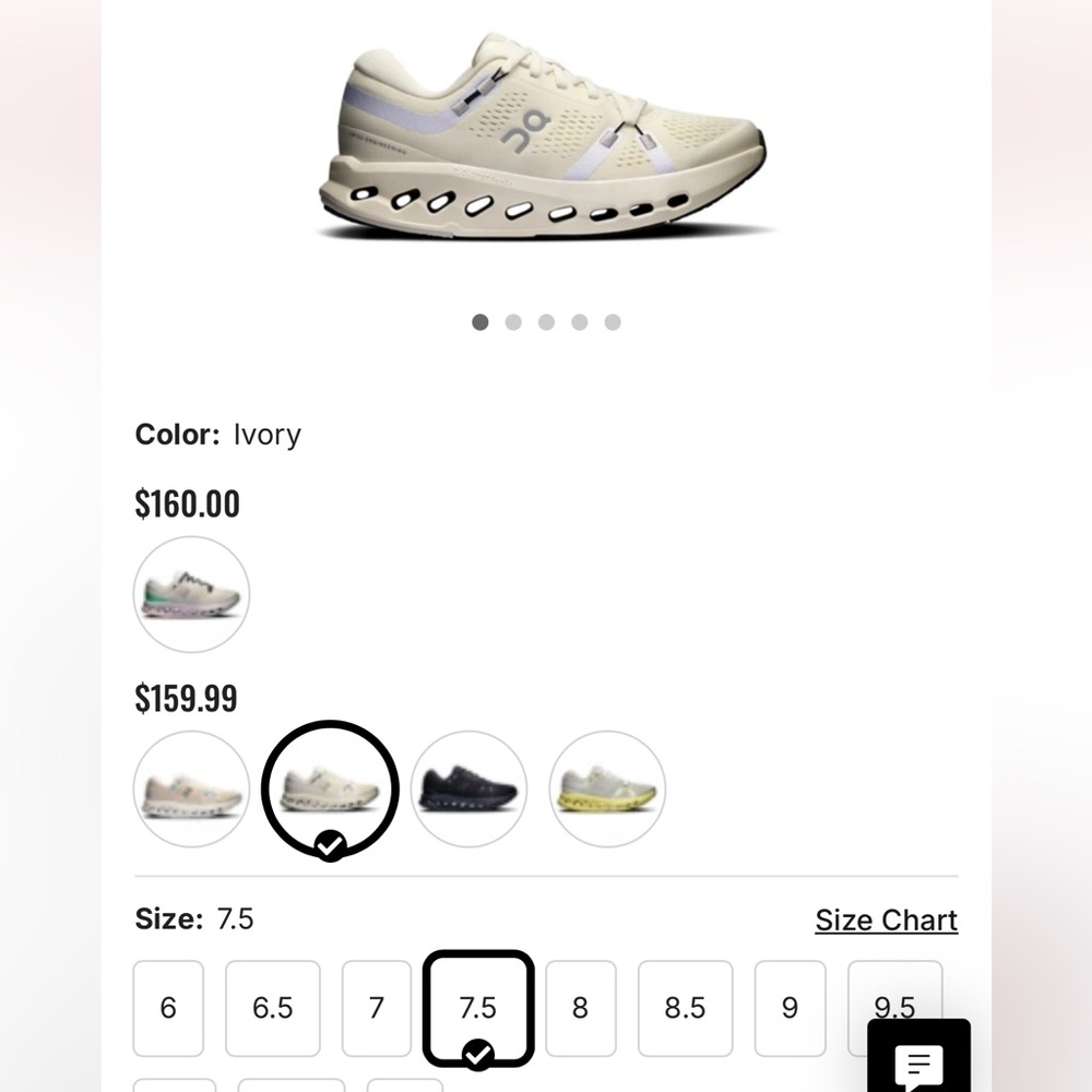 On Running Women's Shoes 7.5